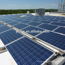 Estrutura de alumínio do painel solar, montagem do painel solar montagem lastrada no telhado plano e campo aberto